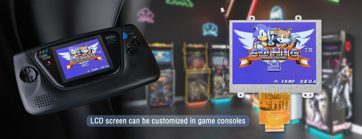 3,LCD screen can be customized in game consoles