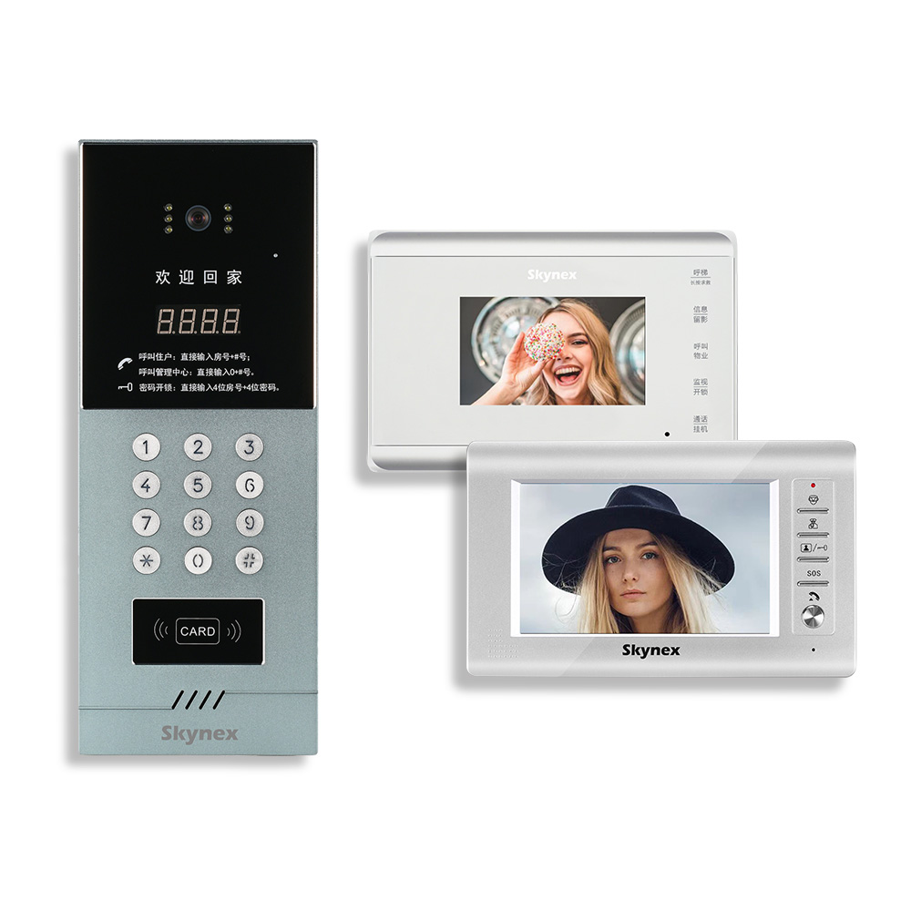 Analog based Multi-apartment Video Door Phone Intercom